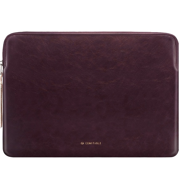 Comfyable Handbags - COMFYABLE SLiM PROTECTIVE LAPTOP SLEEVE PU LEATHER WATERPROOF COMPUTER CASE